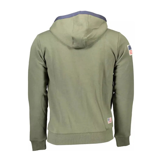 U.S. POLO ASSN. Green Cotton Men Sweater U.S. POLO ASSN.