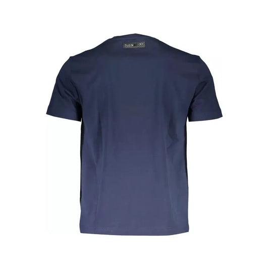 Plein Sport Blue Cotton Men T-Shirt Plein Sport