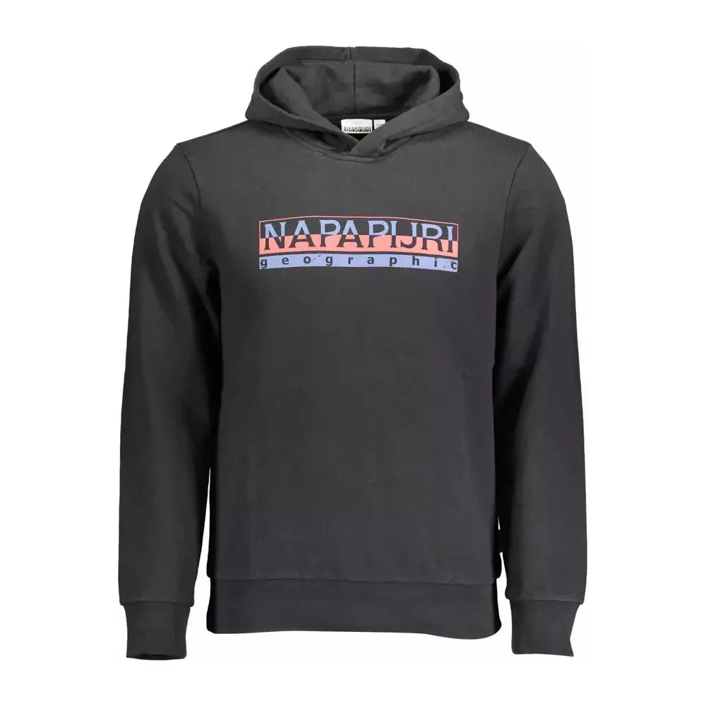 Napapijri Black Cotton Men Sweater Napapijri