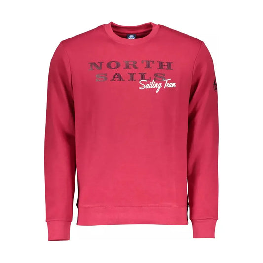 North Sails Red Cotton Men Sweater North Sails