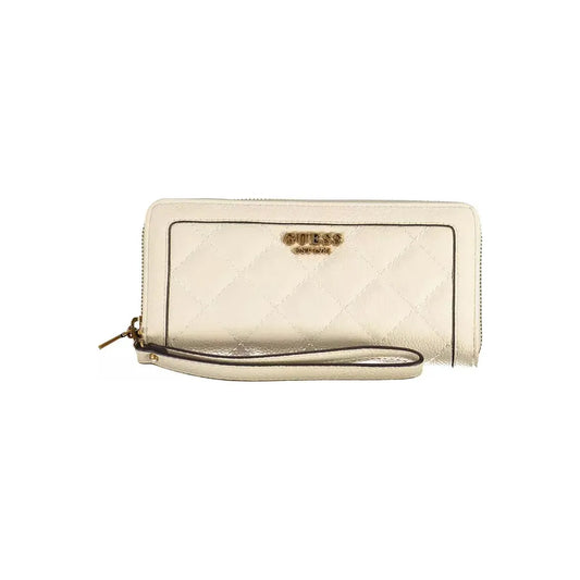 Guess Jeans Beige Polyethylene Women Wallet Guess Jeans