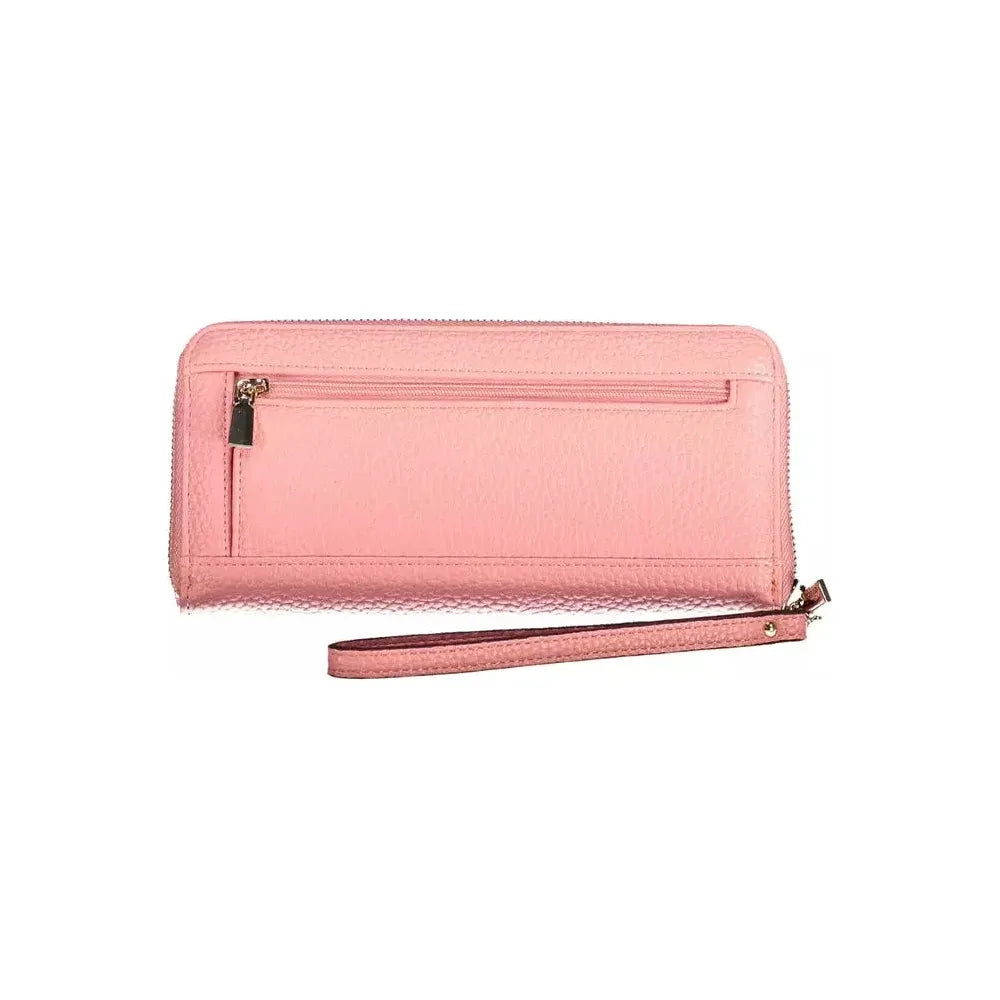 Guess Jeans Pink Polyethylene Women Wallet Guess Jeans