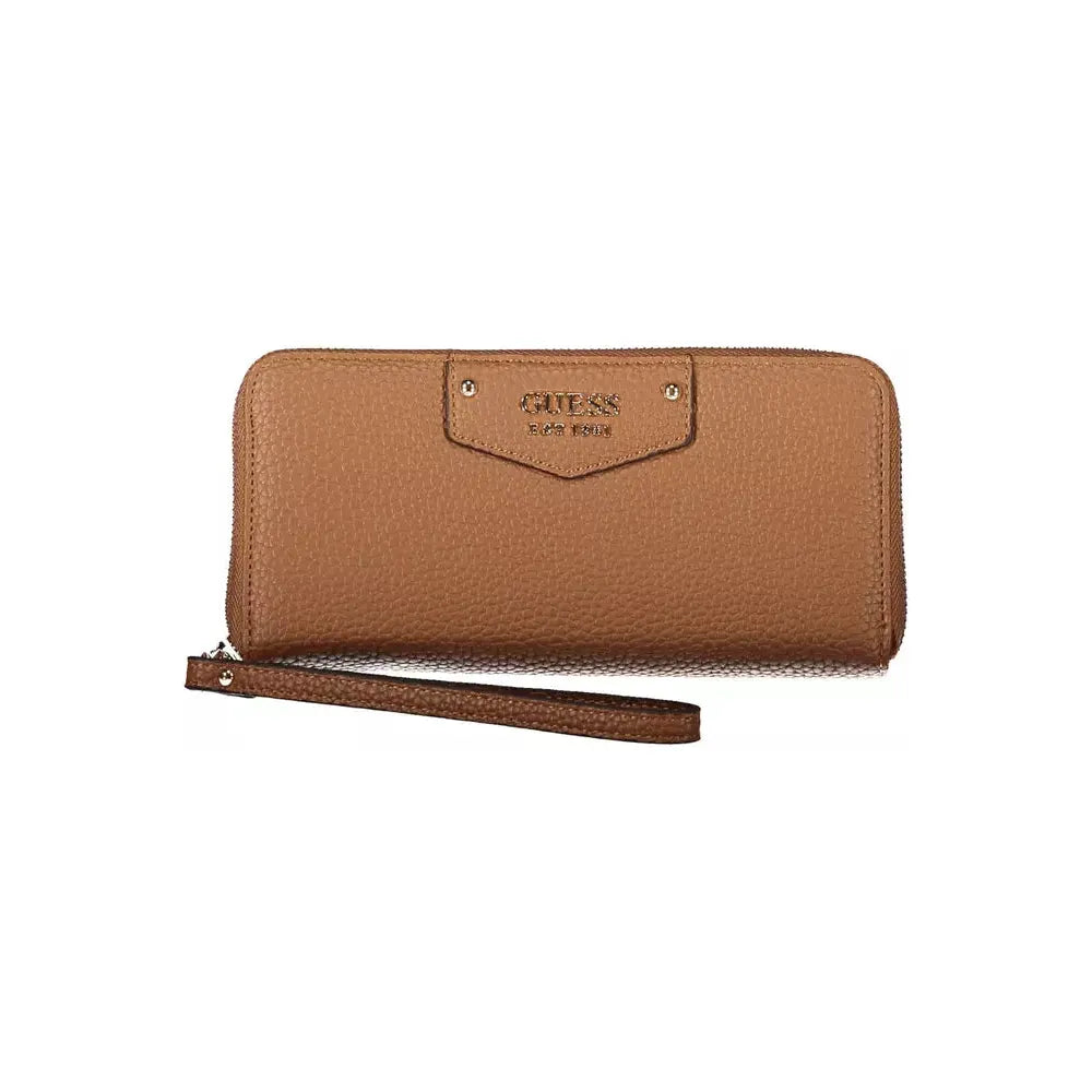 Guess Jeans Brown Polyethylene Women Wallet Guess Jeans