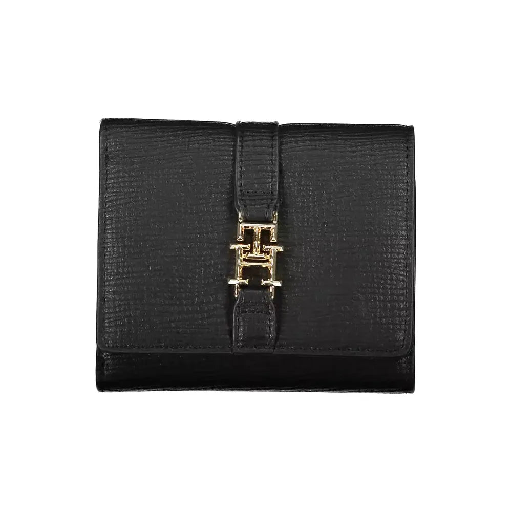 Tommy Hilfiger Black Polyethylene Women Wallet Tommy Hilfiger