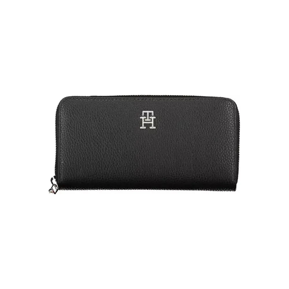 Tommy Hilfiger Black Polyethylene Women Wallet Tommy Hilfiger