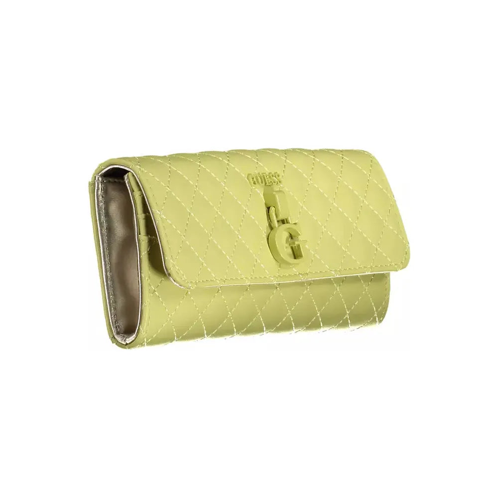 Guess Jeans Yellow Polyethylene Women Wallet Guess Jeans