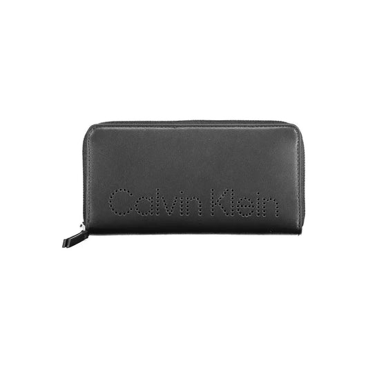 Calvin Klein Black Polyethylene Women Wallet Calvin Klein