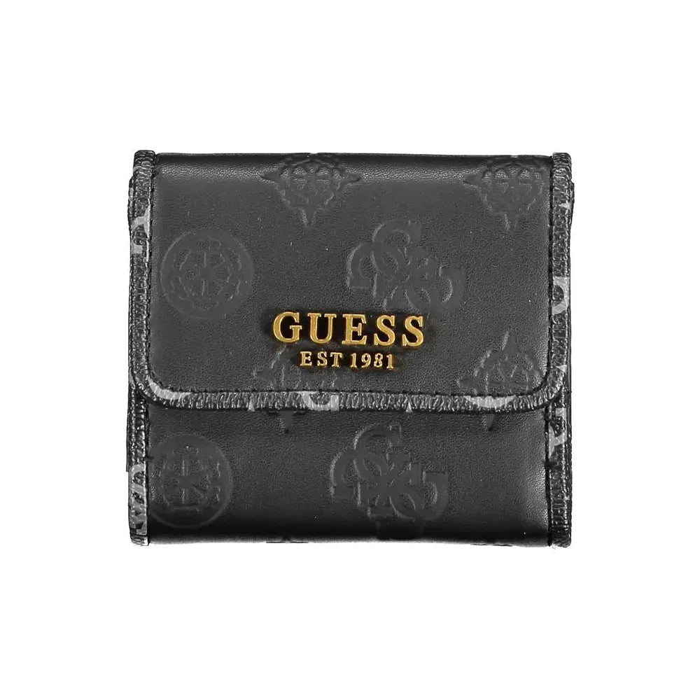 Guess Jeans "Black Polyethylene Women Wallet" Guess Jeans