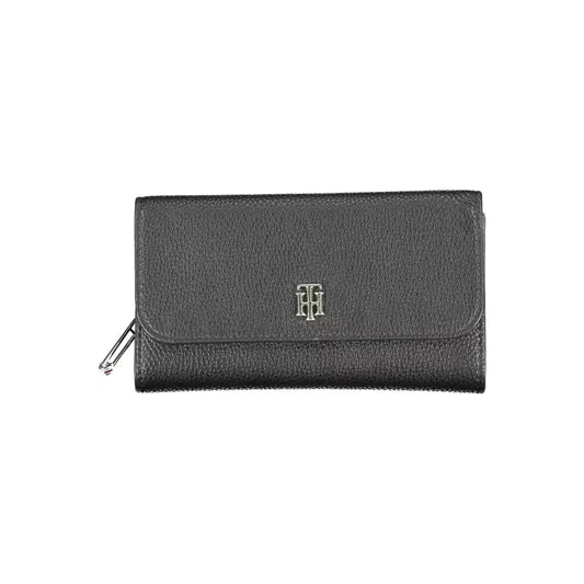 Tommy Hilfiger Black Polyethylene Women Wallet Tommy Hilfiger