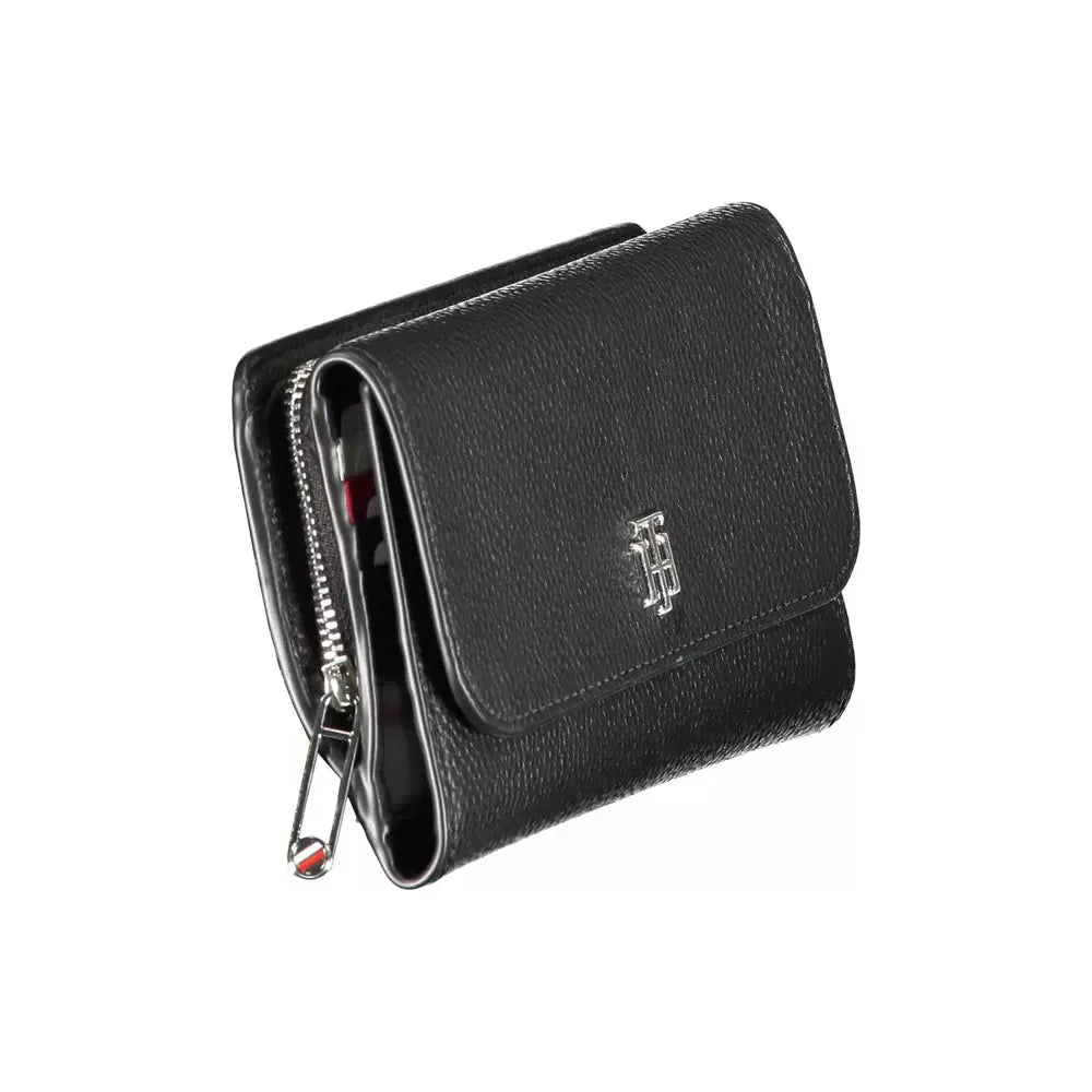 Tommy Hilfiger Black Polyethylene Women Wallet Tommy Hilfiger