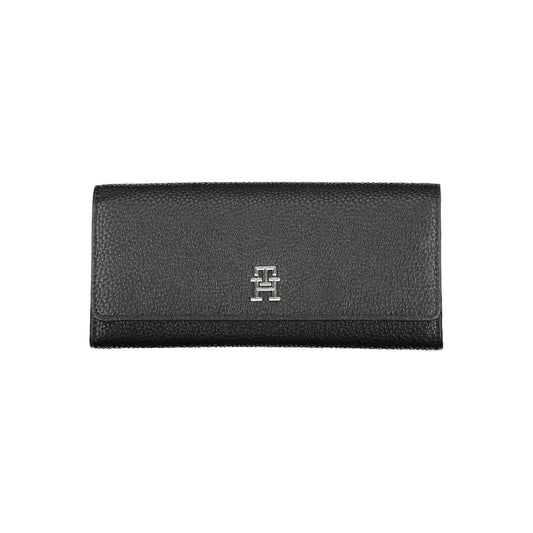 Tommy Hilfiger Black Polyethylene Women Wallet Tommy Hilfiger