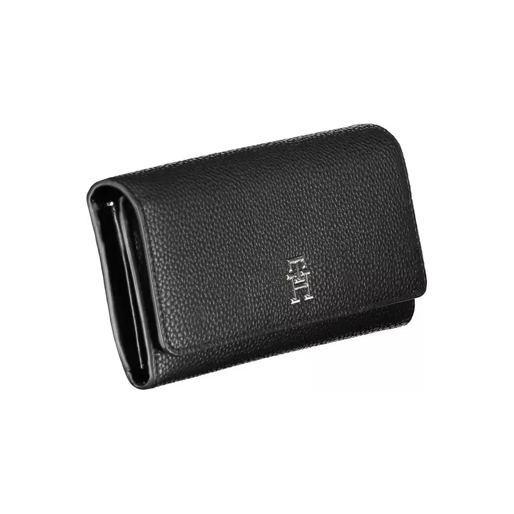 Tommy Hilfiger Black Polyethylene Women Wallet Tommy Hilfiger