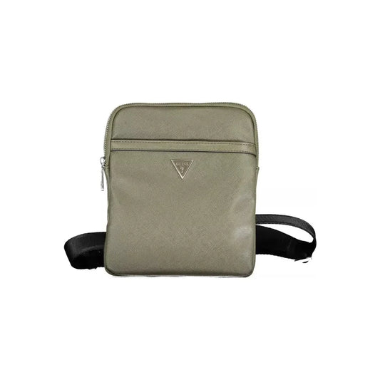 Eco-Conscious Green Shoulder Sling Satchel