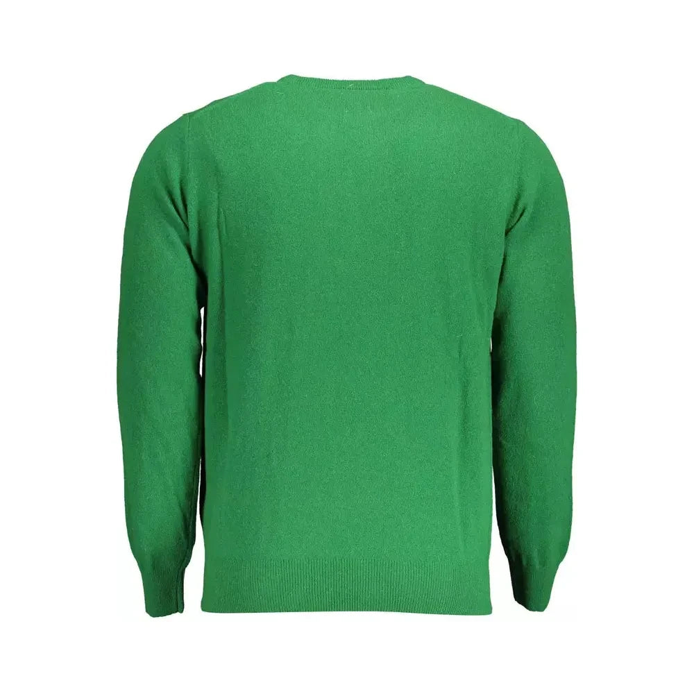 North Sails Green Wool Men Sweater North Sails