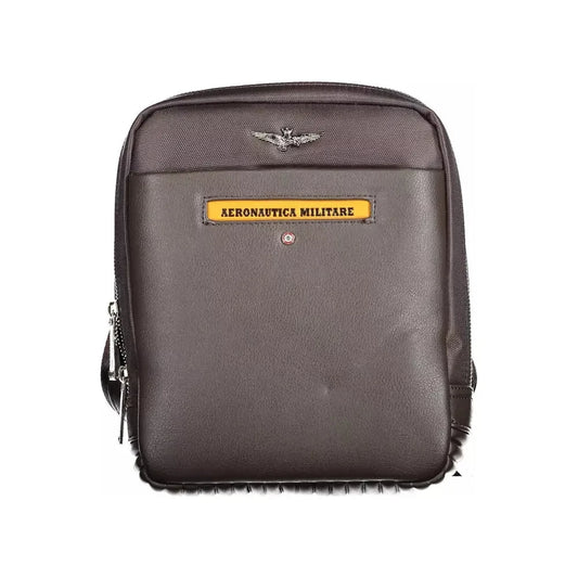 Aeronautica Militare Vintage Brown Shoulder Bag with Refined Details Aeronautica Militare