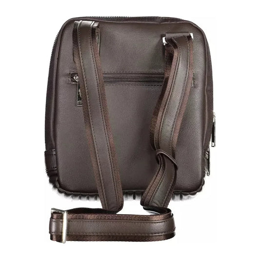 Aeronautica Militare Vintage Brown Shoulder Bag with Refined Details Aeronautica Militare