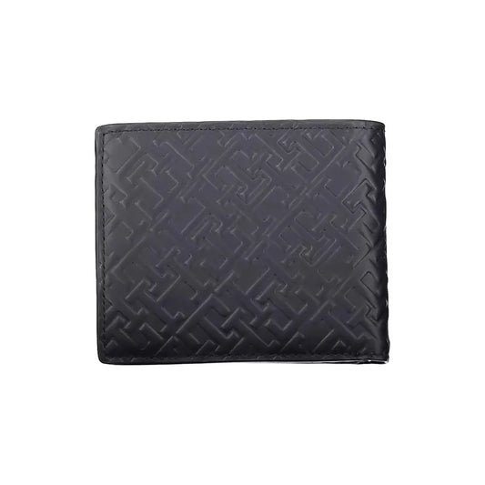 Tommy Hilfiger Blue Leather Men Wallet Tommy Hilfiger