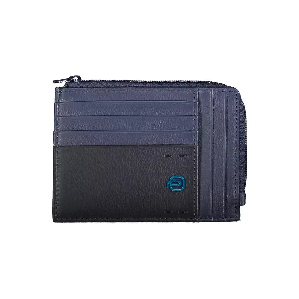 Piquadro Blue Leather Men Wallet Piquadro