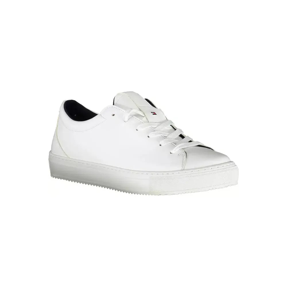 Tommy Hilfiger White Synthetic Women Sneaker Tommy Hilfiger