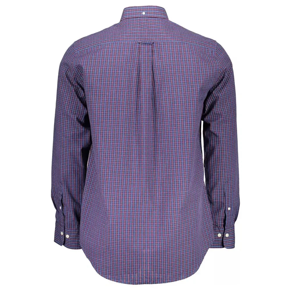 Gant Blue Cotton Men Shirt Gant