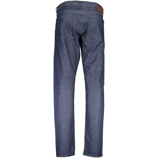 Gant Blue Cotton Men Jeans Gant