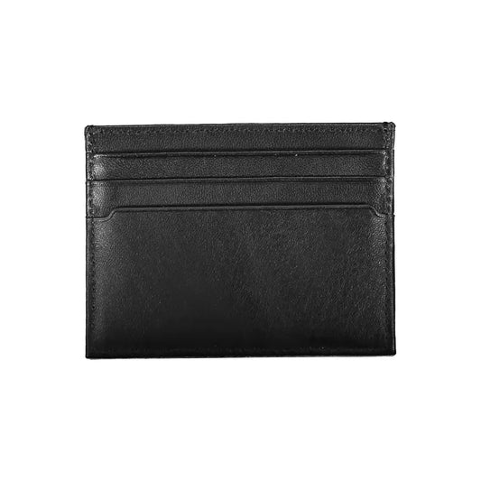 Tommy Hilfiger Black Leather Men Wallet Tommy Hilfiger