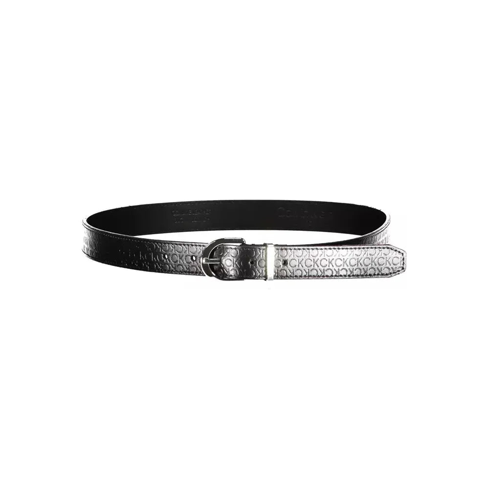 Calvin Klein Black Leather Women Belt Calvin Klein