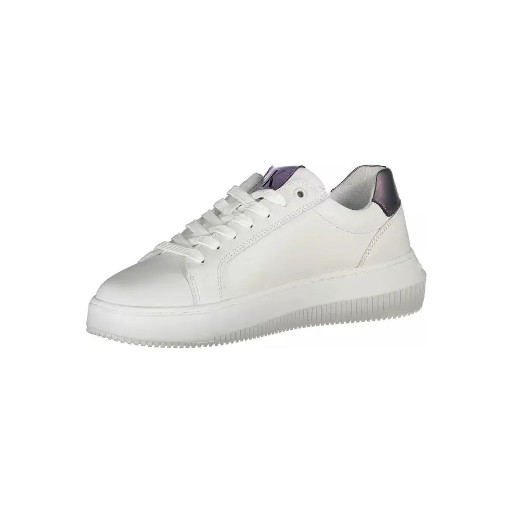 Calvin Klein White Leather Women Sneaker