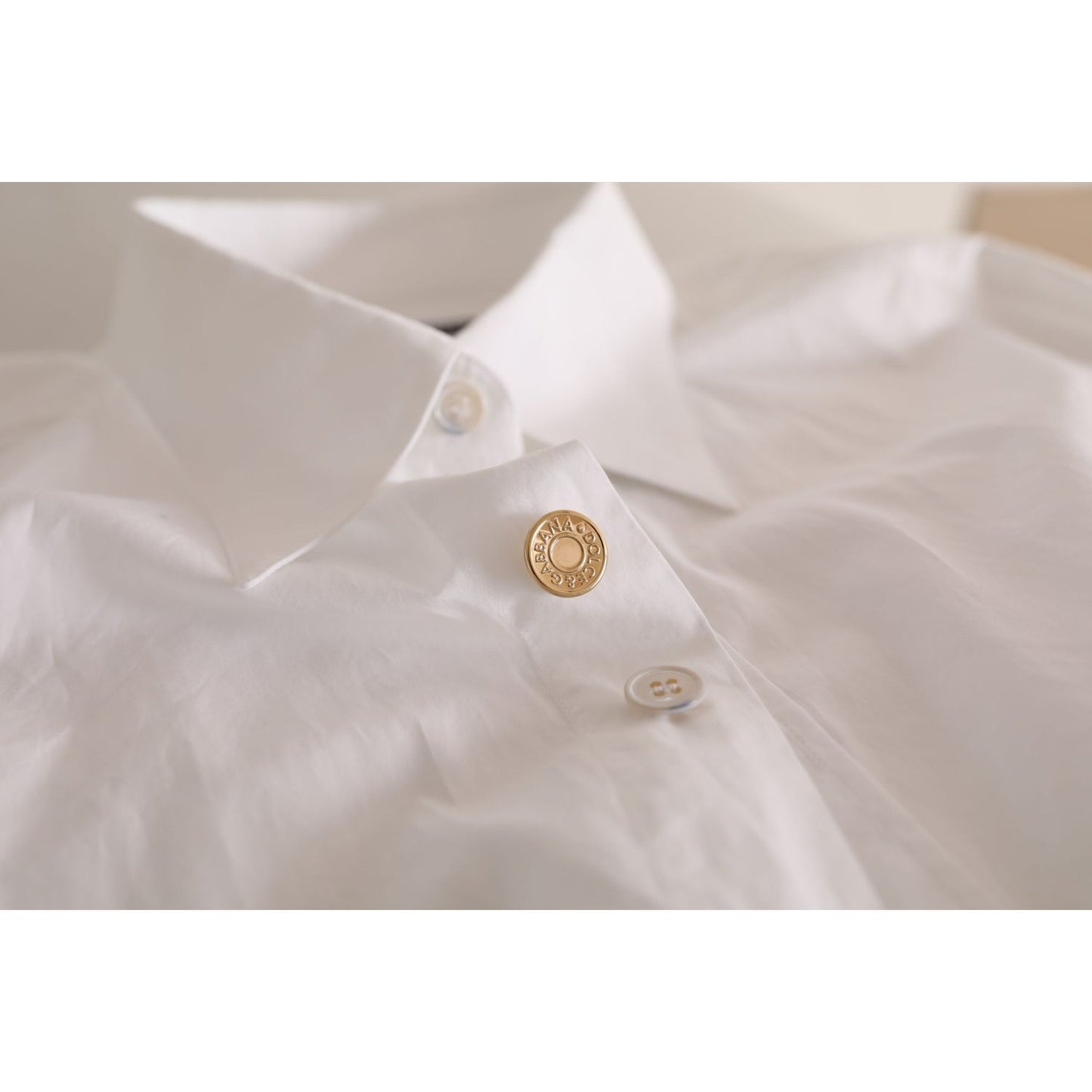 Dolce & Gabbana Elegant White Cotton Formal Shirt Dolce & Gabbana