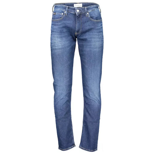 Calvin Klein Blue Cotton Men Jeans Calvin Klein