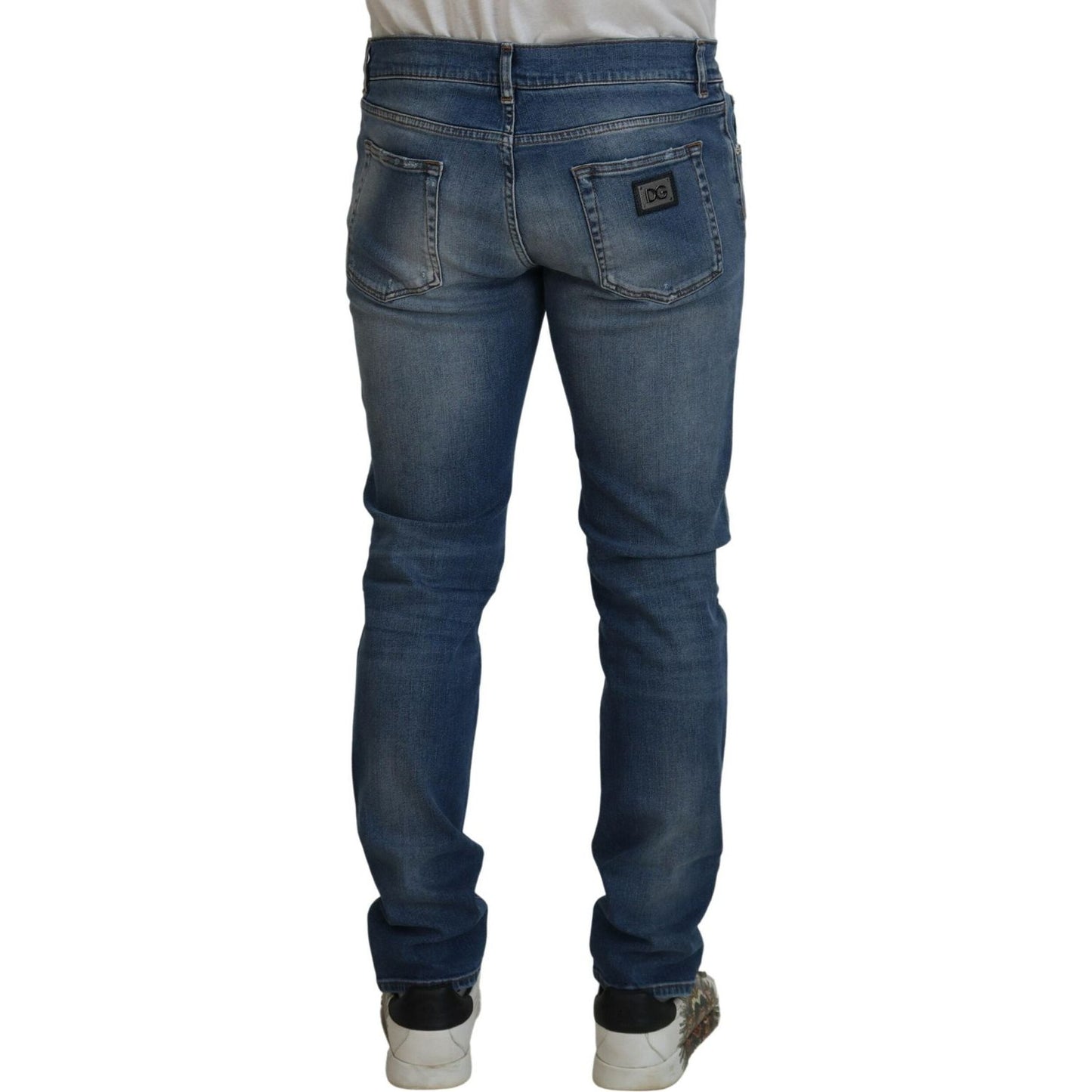 Dolce & Gabbana Chic Slim Fit Italian Denim Jeans Dolce & Gabbana