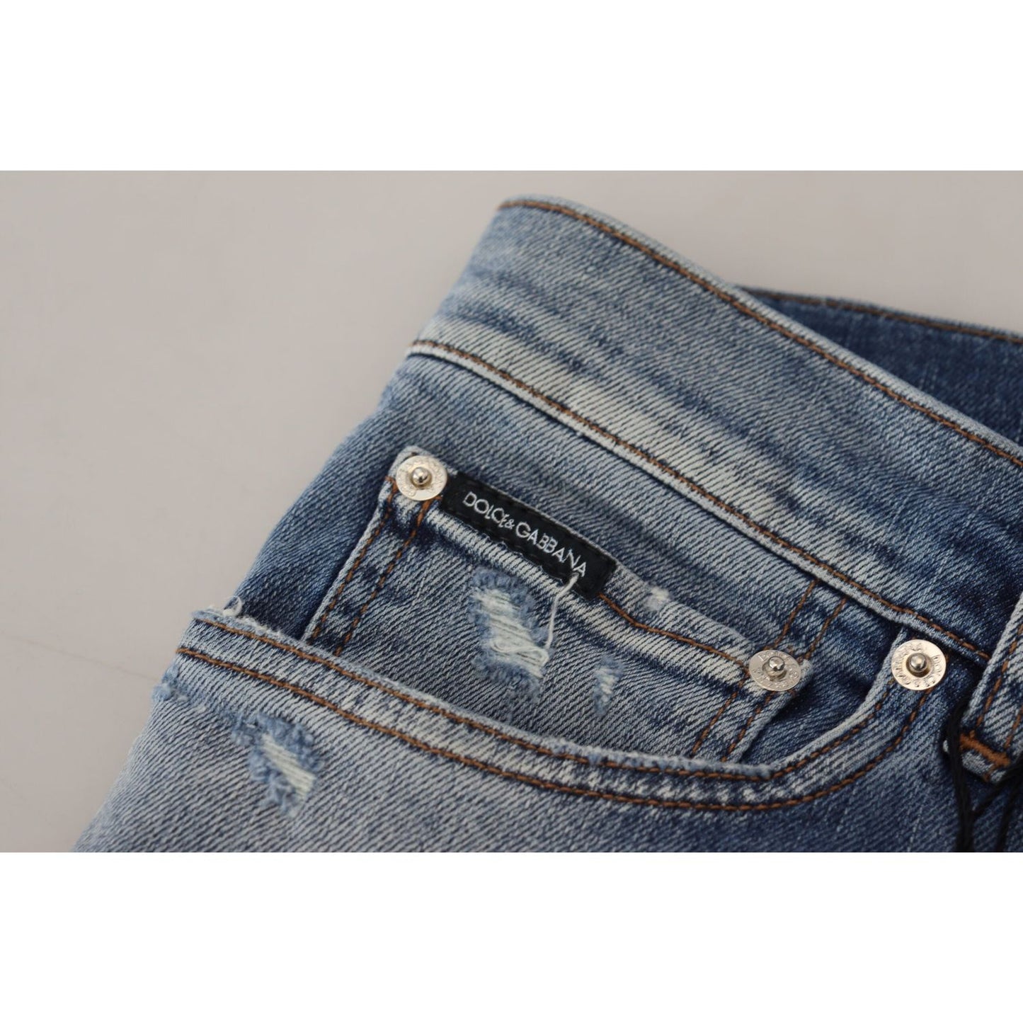 Dolce & Gabbana Chic Slim Fit Italian Denim Jeans Dolce & Gabbana