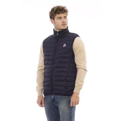 Invicta Blue Polyamide Sleveless Jacket