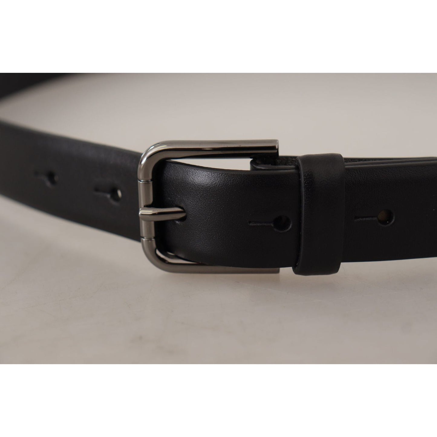 Dolce & Gabbana Elegant Black Leather Classic Belt Dolce & Gabbana