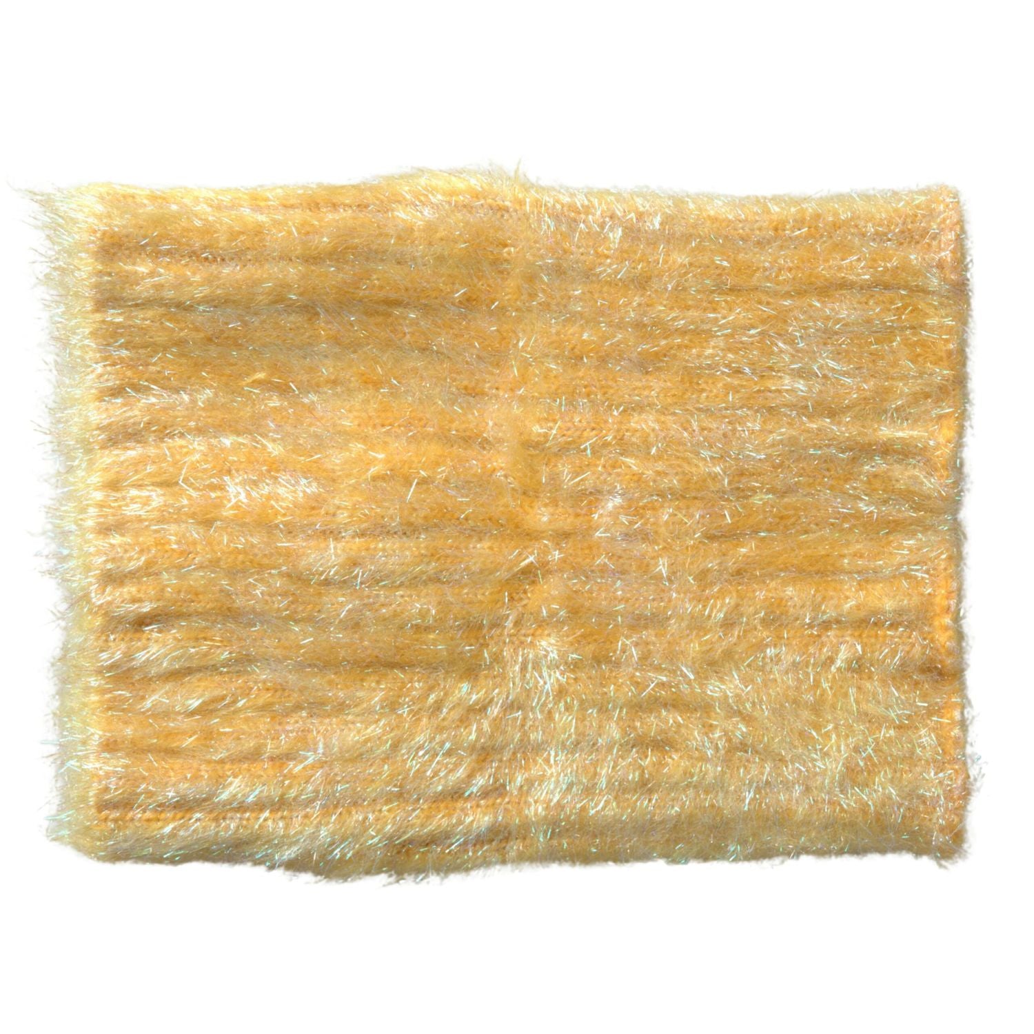 Dolce & Gabbana Yellow Polyester Mohair Fiber Neck Wrap Scarf