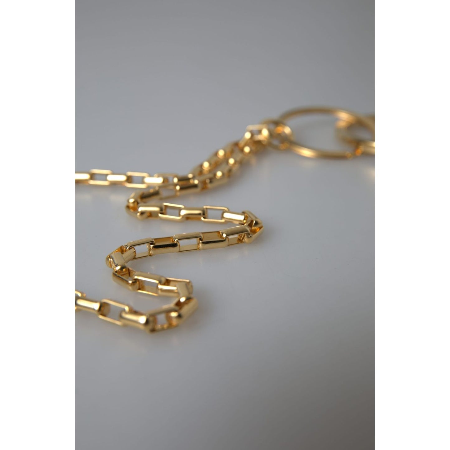 Dolce & Gabbana Chic Gold Charm Chain Necklace Dolce & Gabbana