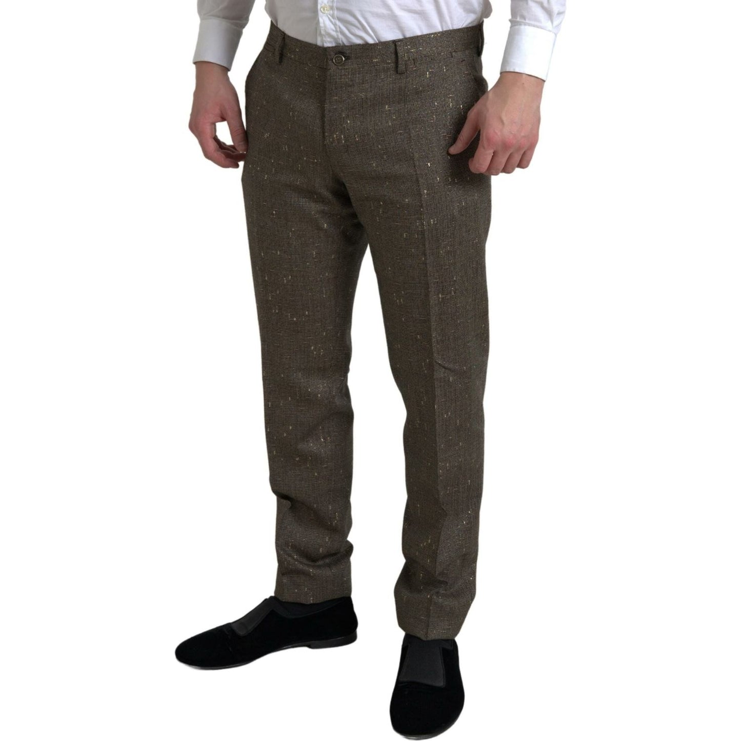 Dolce & Gabbana Elegant Skinny Wool Chino Pants Dolce & Gabbana