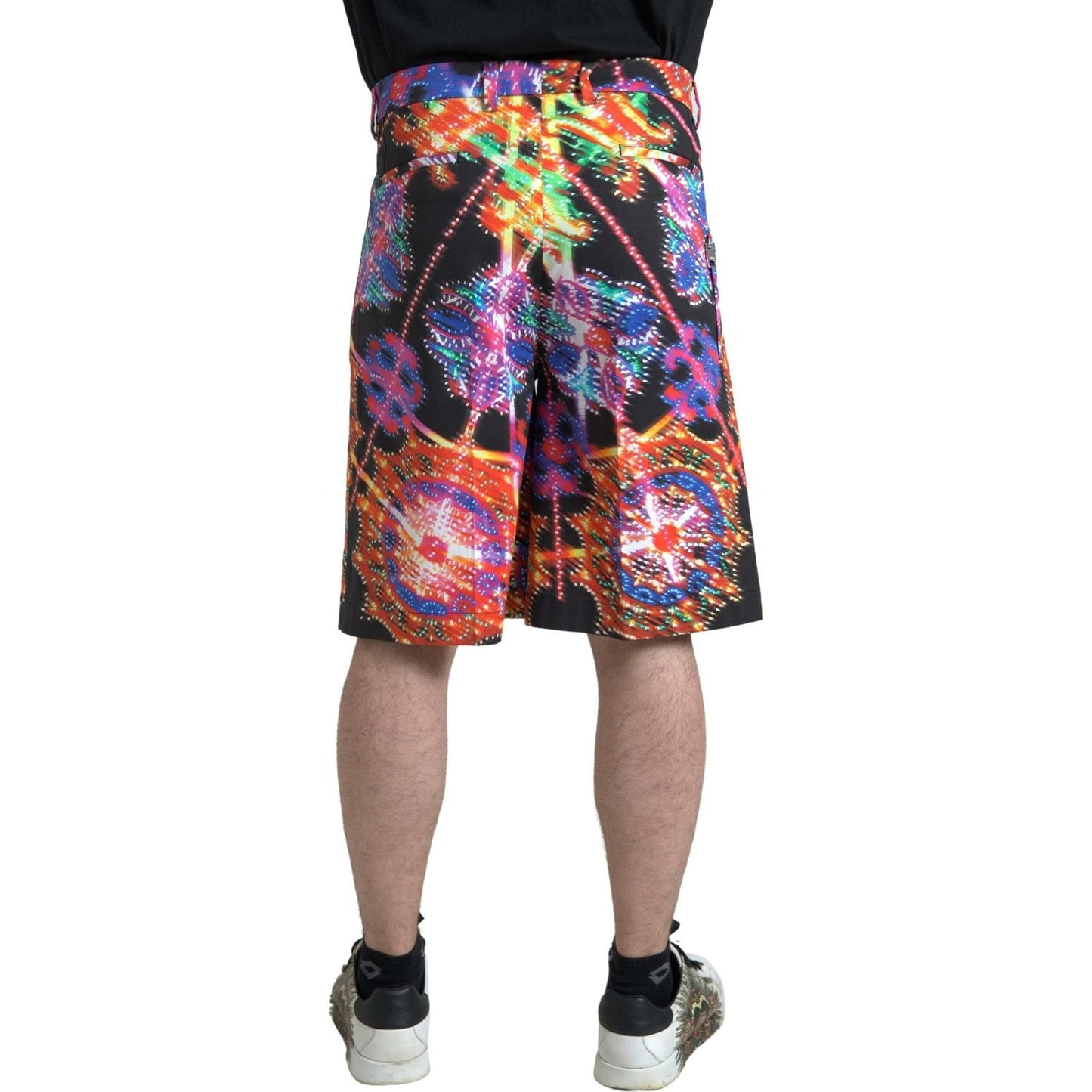 Dolce & Gabbana Multicolor Printed Bermuda Shorts Dolce & Gabbana