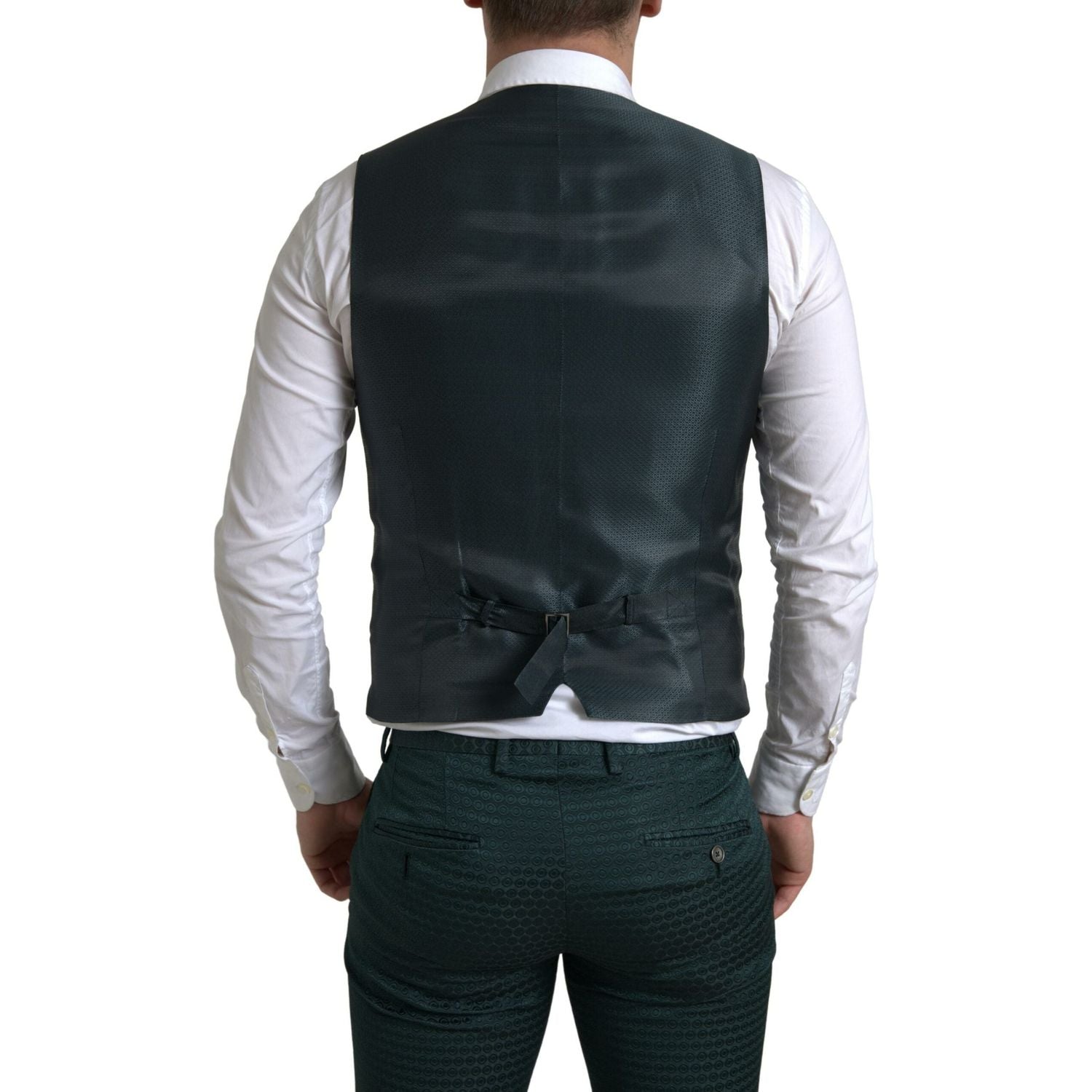 Dolce & Gabbana Green 3 Piece Single Breasted MARTINI Suit