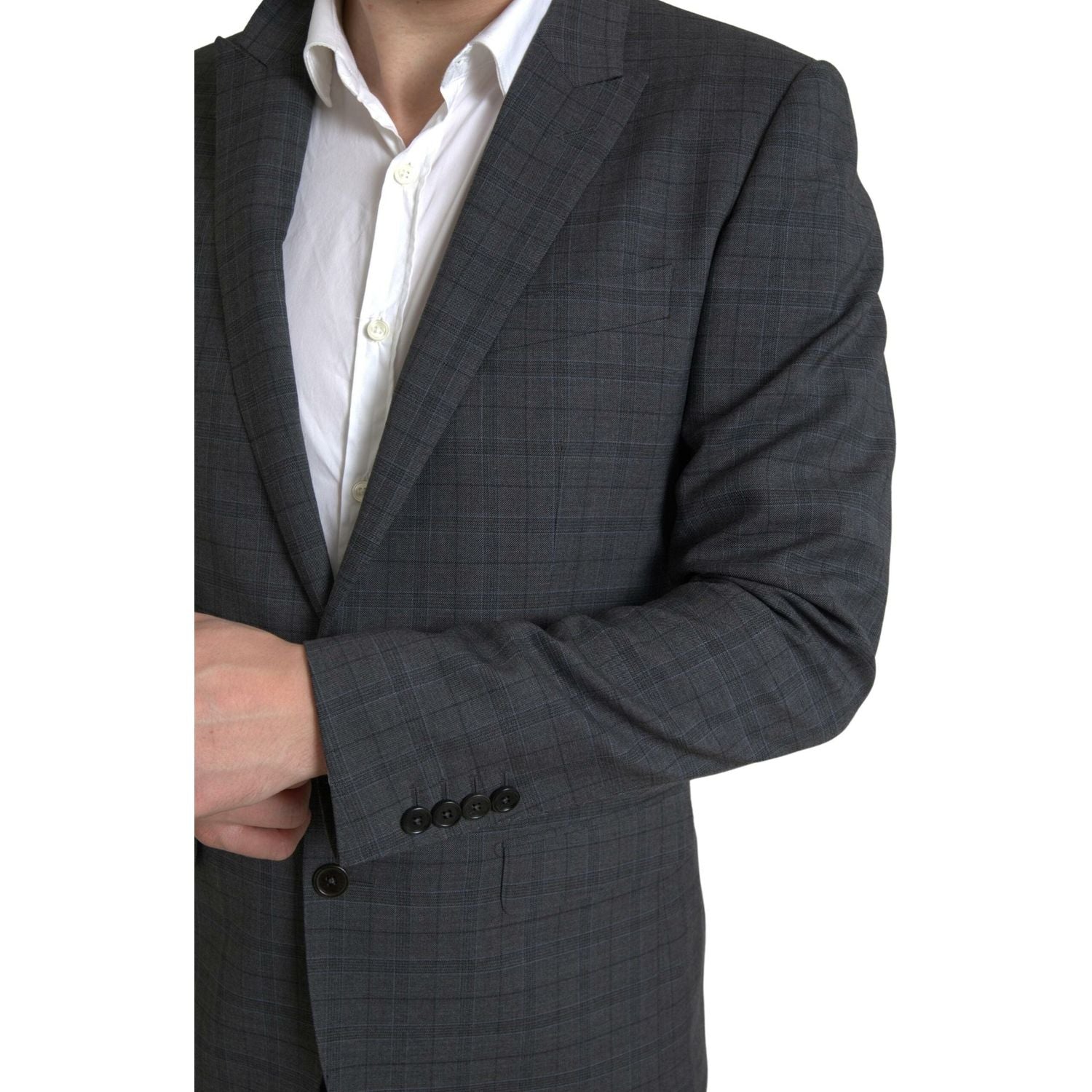 Dolce & Gabbana Gray 2 Piece Single Breasted MARTINI Suit