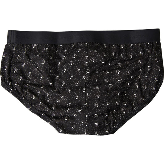 Dolce & Gabbana Elegant Black Dotted Brief with Comfort Fit Dolce & Gabbana