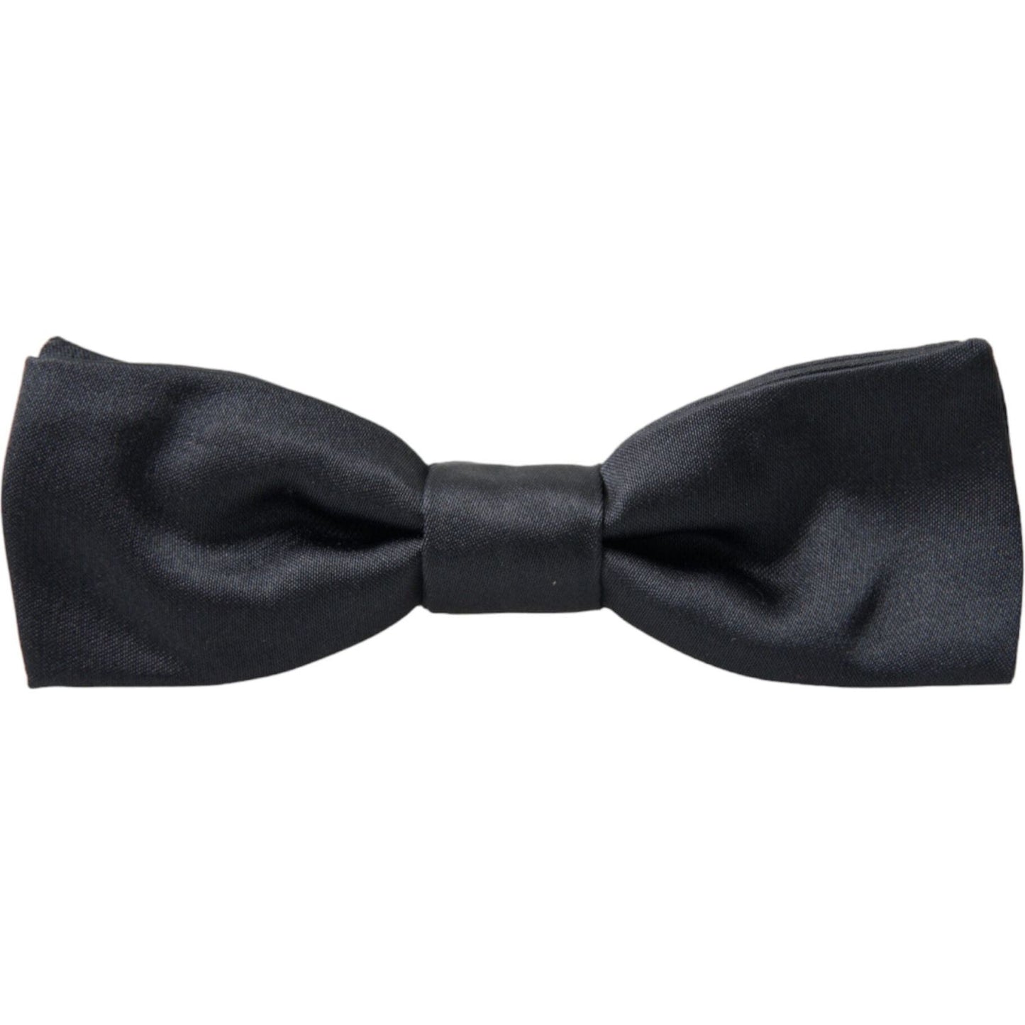 Dolce & Gabbana Elegant Anthracite Gray Silk Bow Tie Dolce & Gabbana