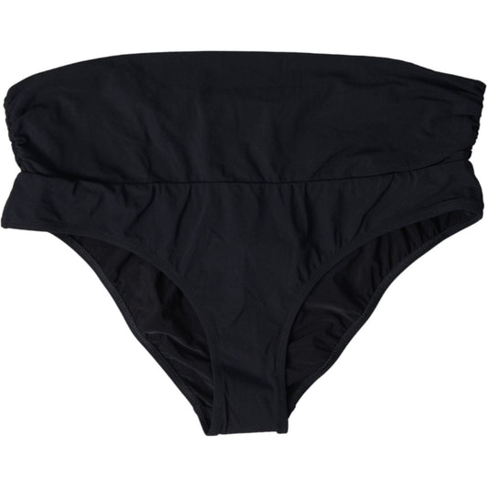 Dolce & Gabbana Elegant Black Bikini Bottom - Ultimate Beach Elegance Dolce & Gabbana