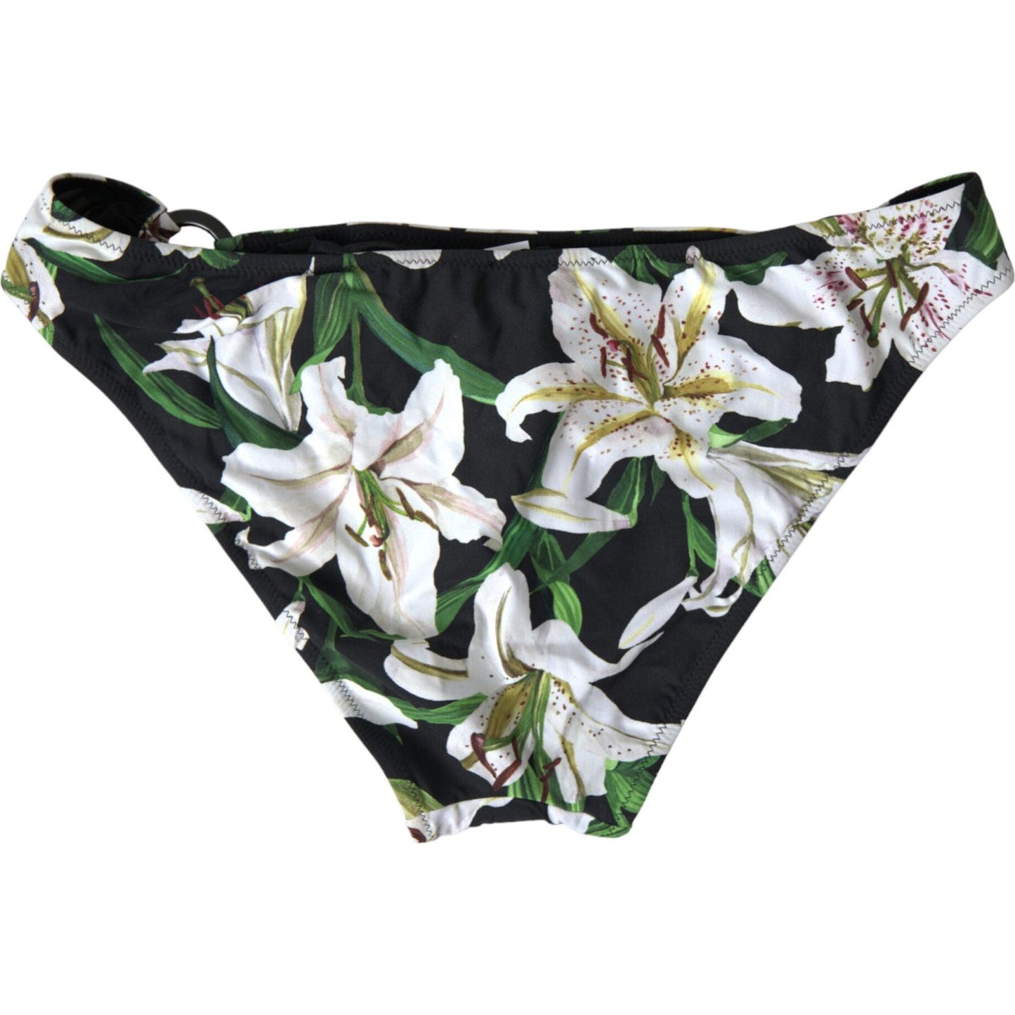 Dolce & Gabbana Elegant Floral Print Bikini Bottoms - Swim In Style Dolce & Gabbana