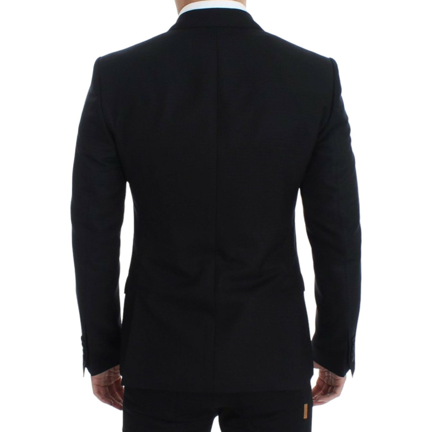 Dolce & Gabbana Elegant Black Silk Blend Sicilia Blazer Dolce & Gabbana