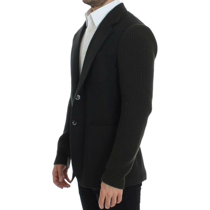 Dolce & Gabbana Green cashmere two button blazer
