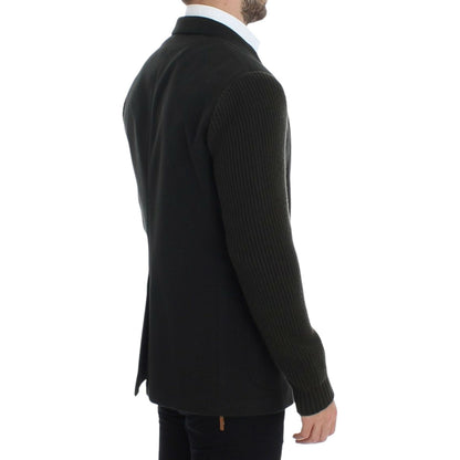 Dolce & Gabbana Green cashmere two button blazer