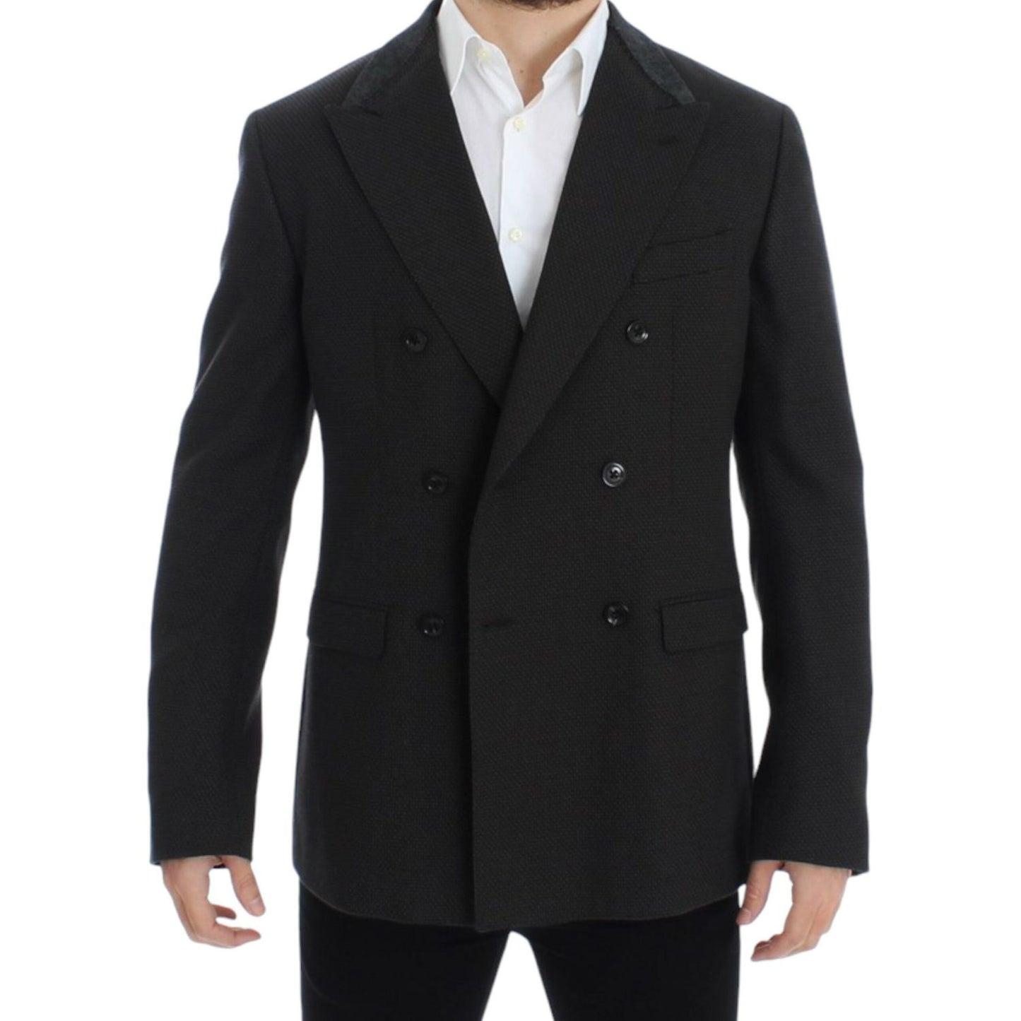 Dolce & Gabbana Elegant Slim Fit Double Breasted Blazer Dolce & Gabbana