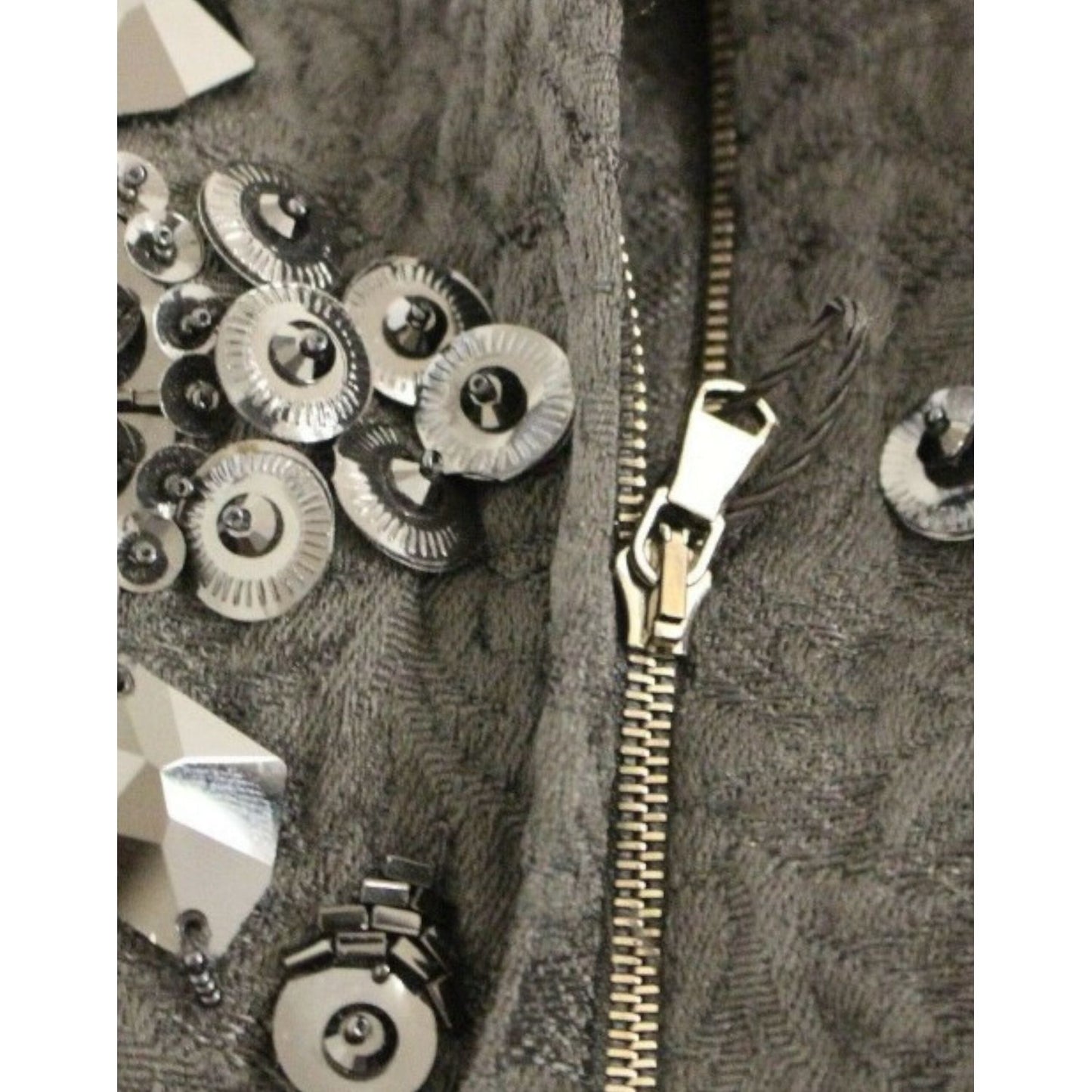 Dolce & Gabbana Black floral crystal embedded dress