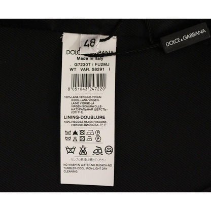 Dolce & Gabbana Gray Slim Fit Button Front Dress Formal Vest